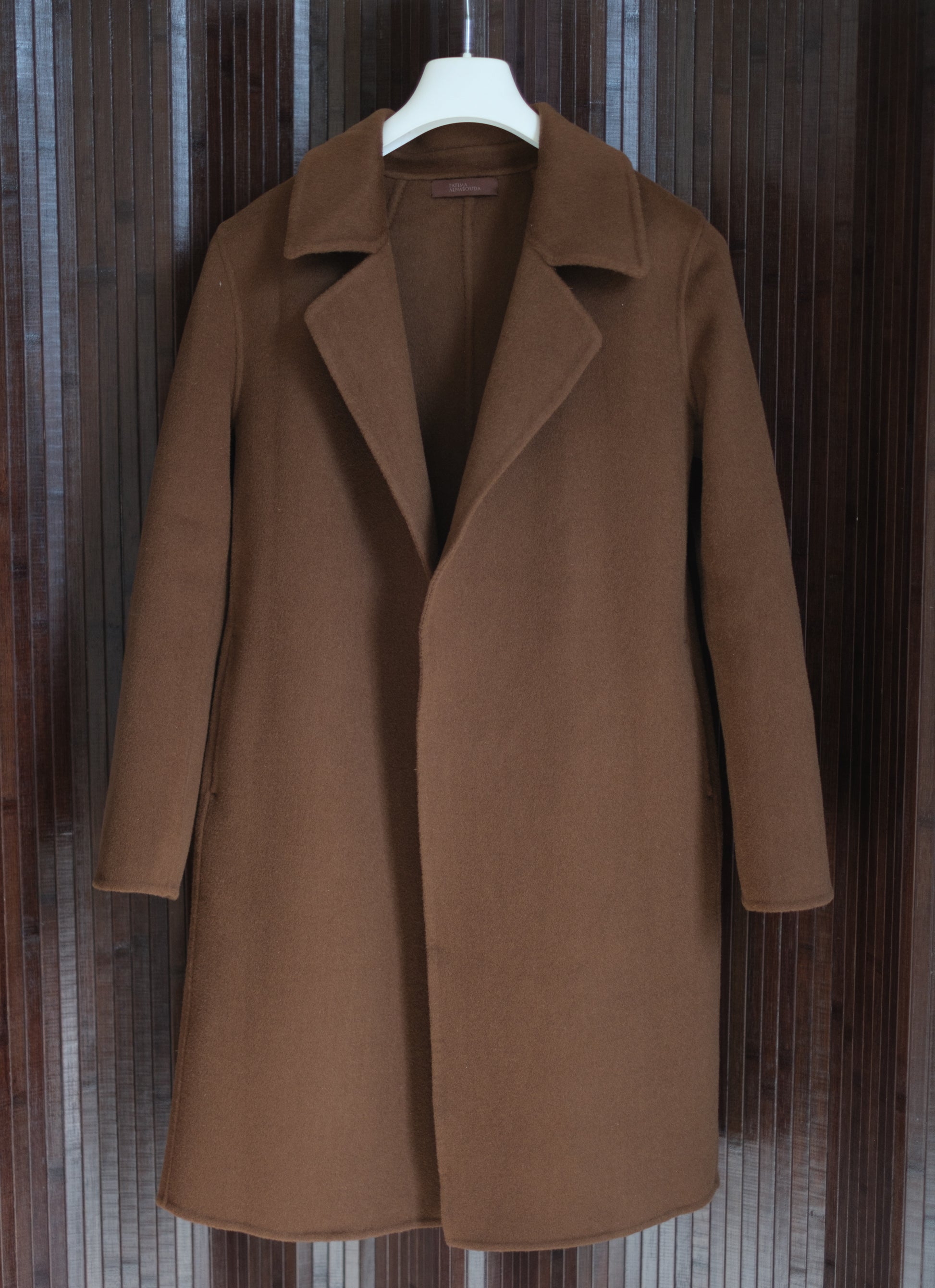 Wool Cashmere Brown Coat
