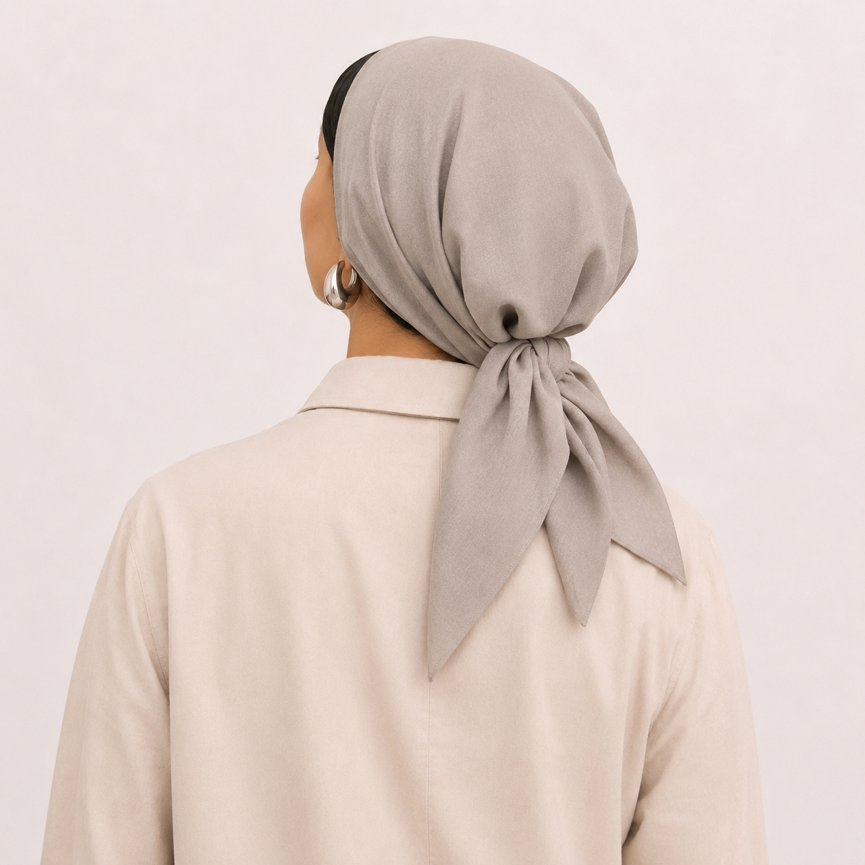 NATURAL BEIGE SCARF 75