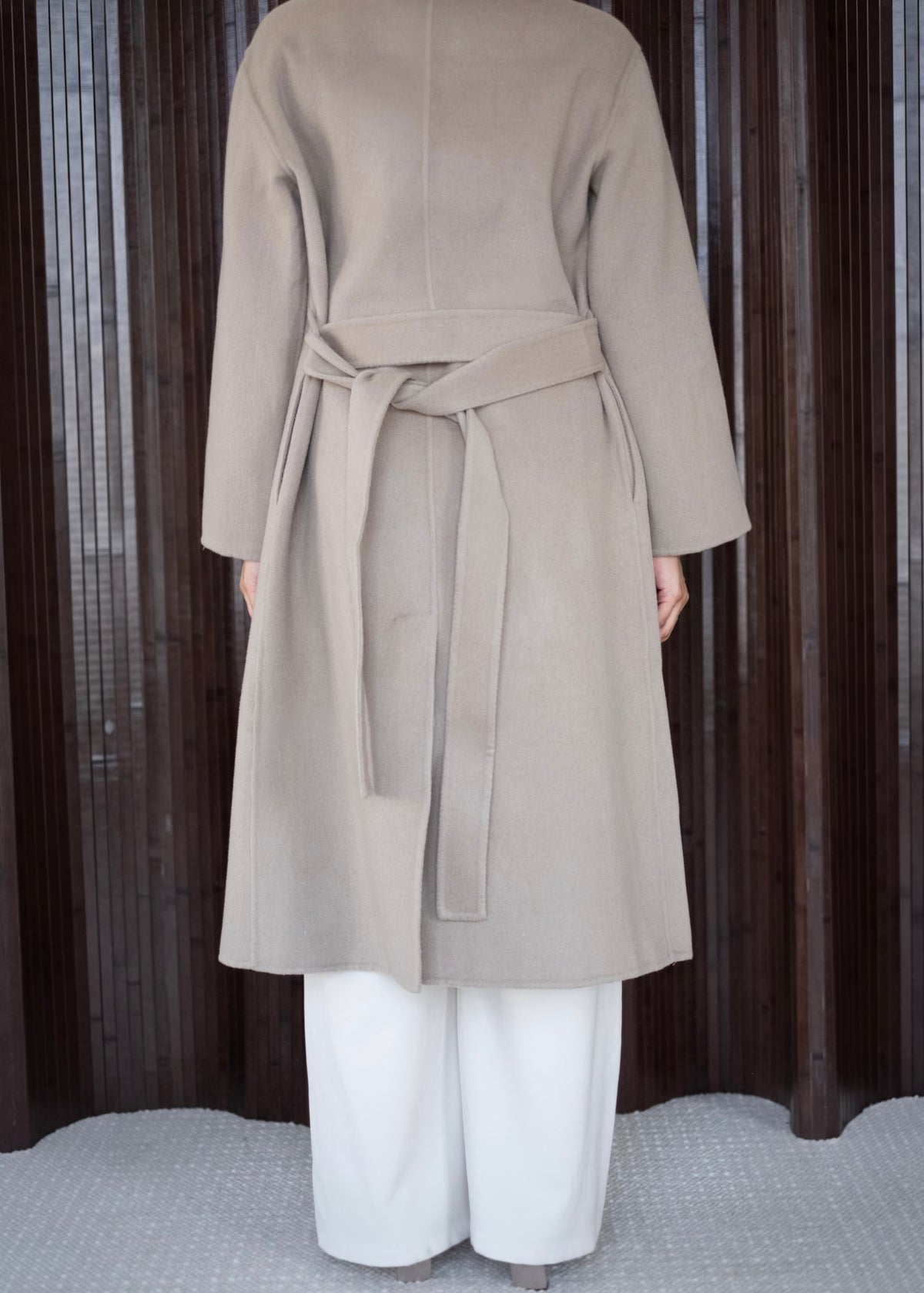 The Essential Coat in Taupe