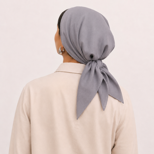GREY SCARF 75