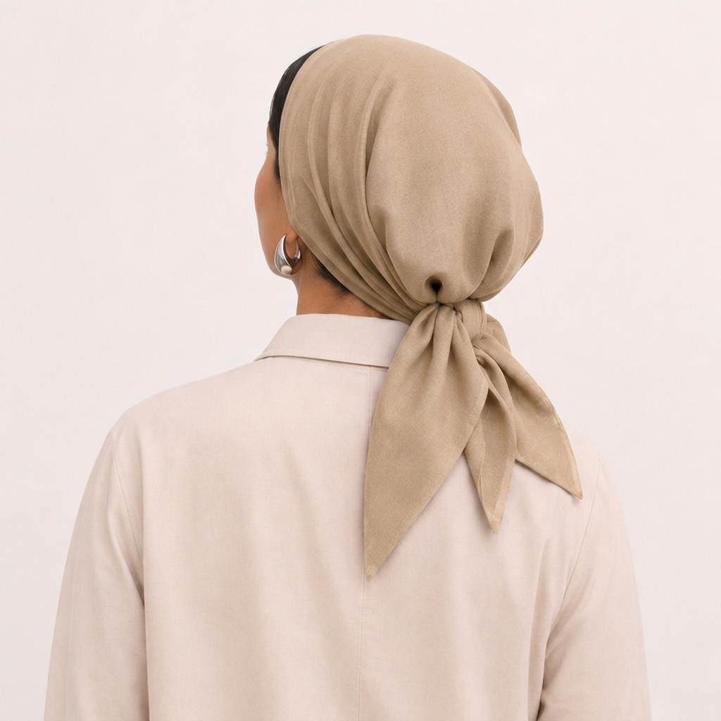 BISCUIT BEIGE SCARF 75