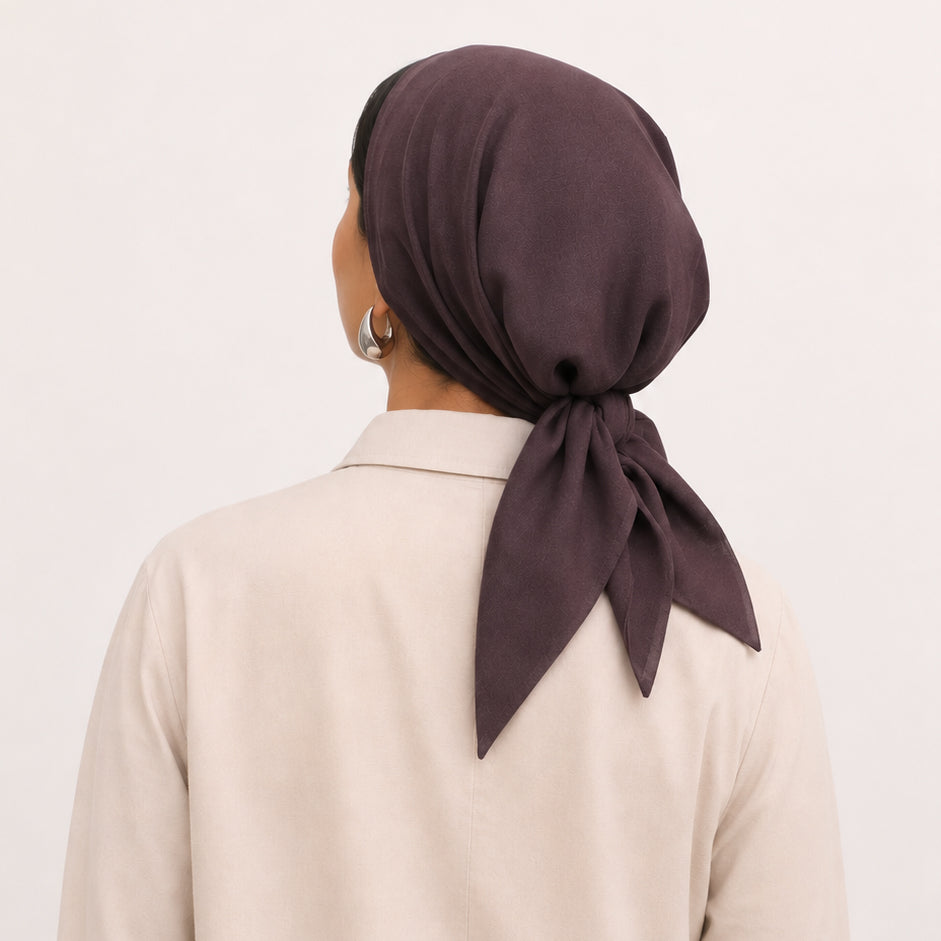 BROWN SCARF 75