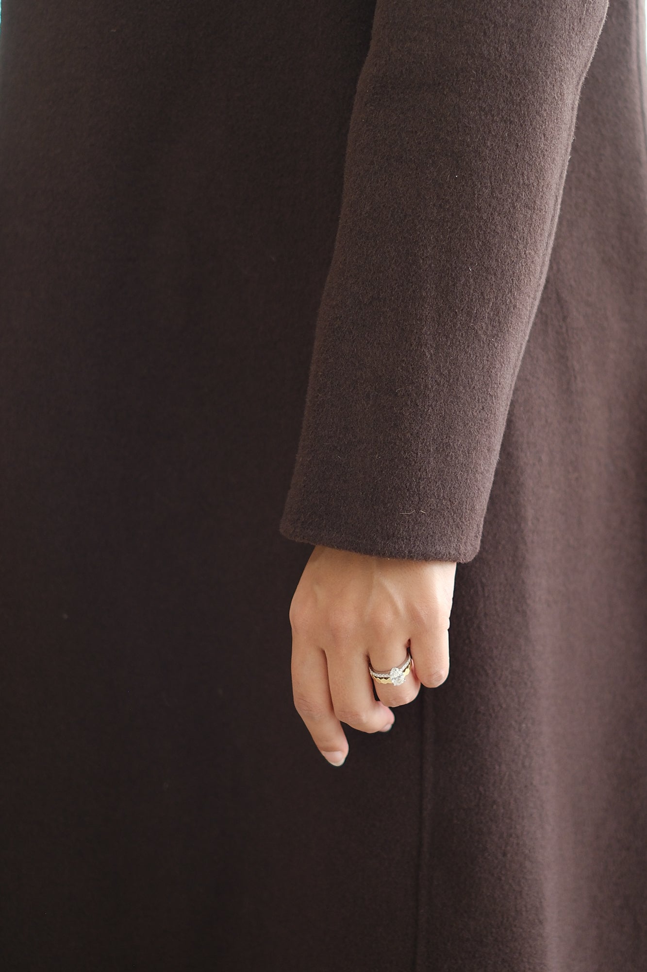 Wool Cashmere Chocolate Overcoat II