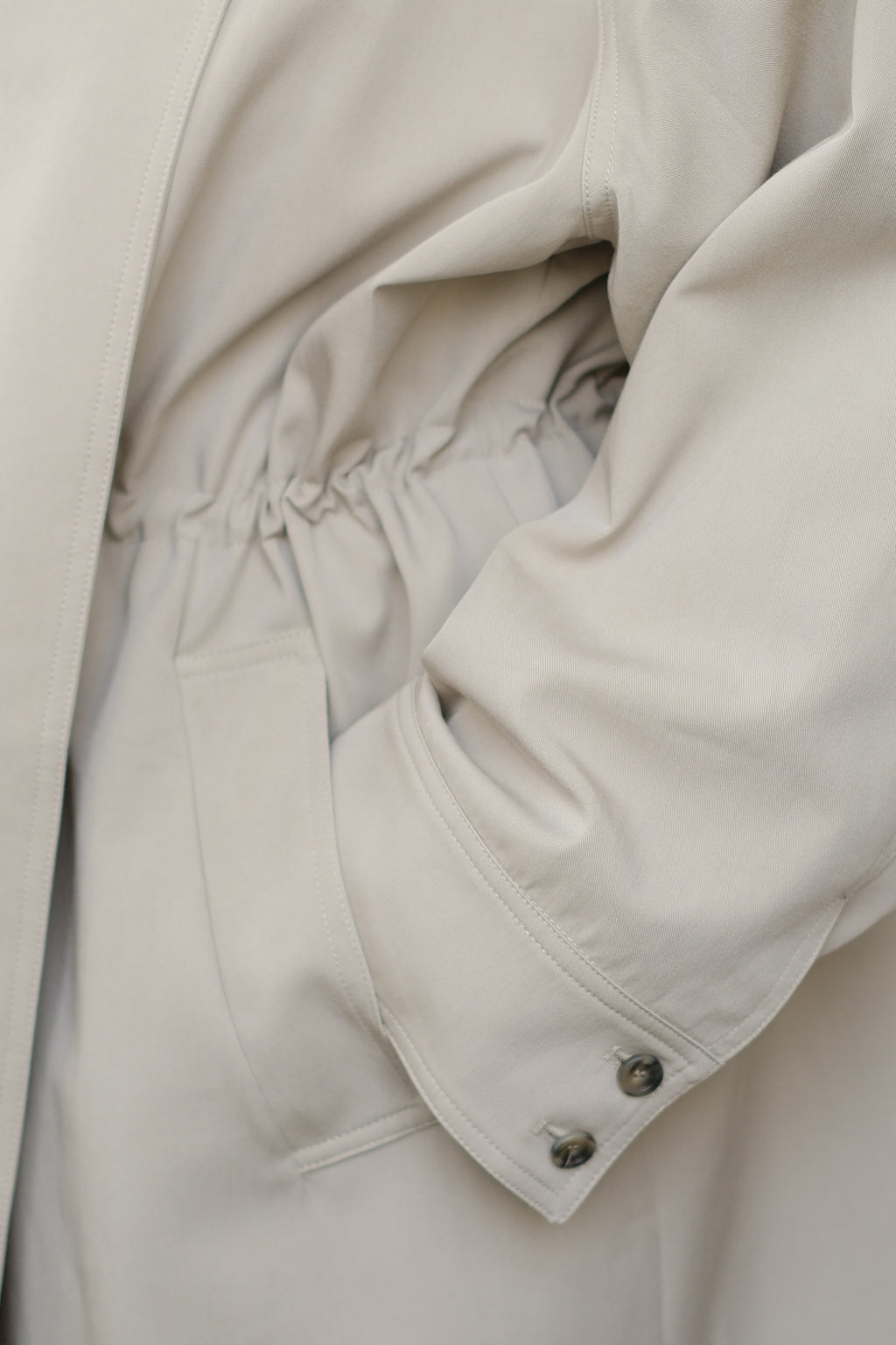Taupe Grey Trench Coat