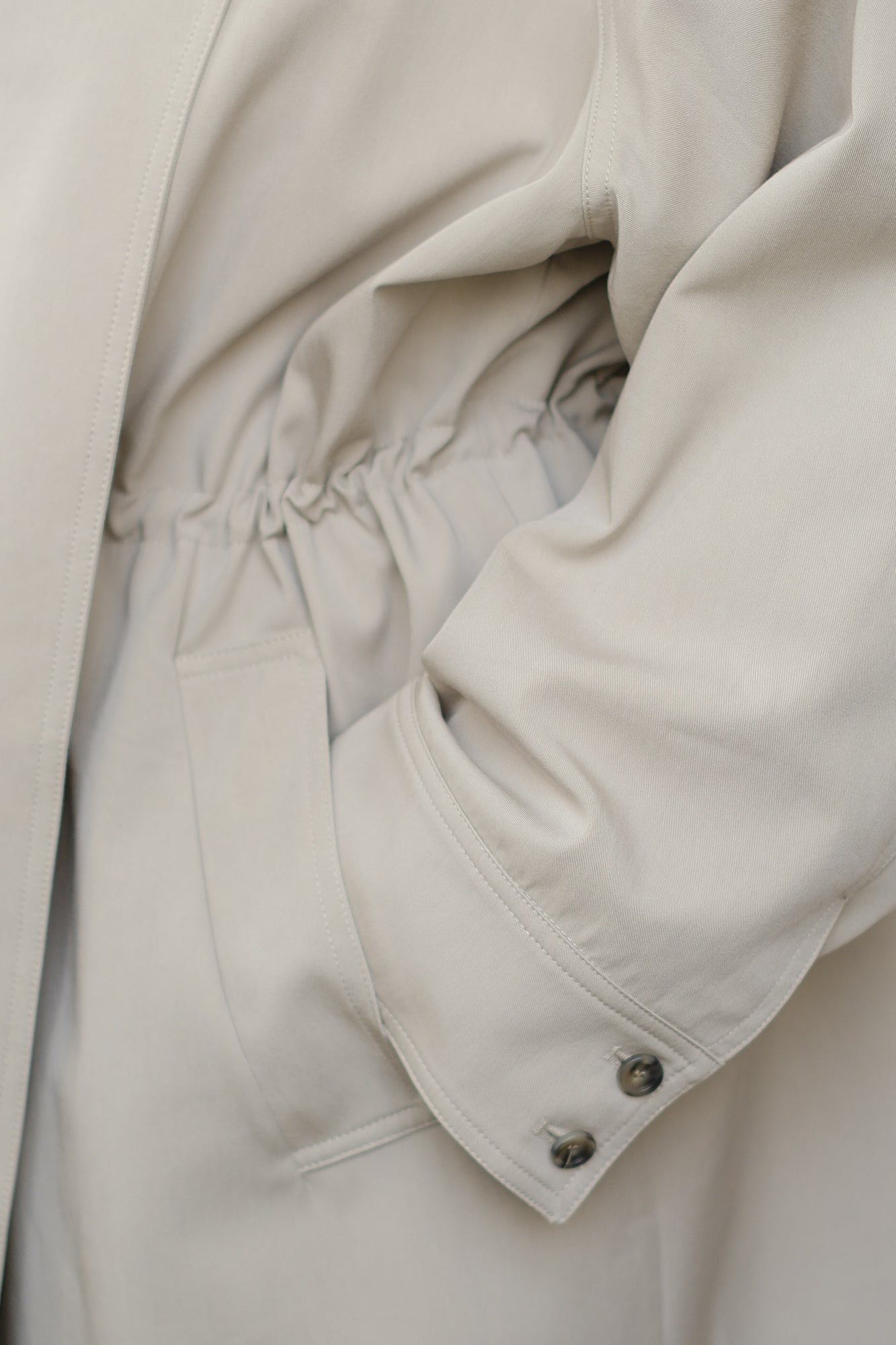 Taupe Grey Trench Coat