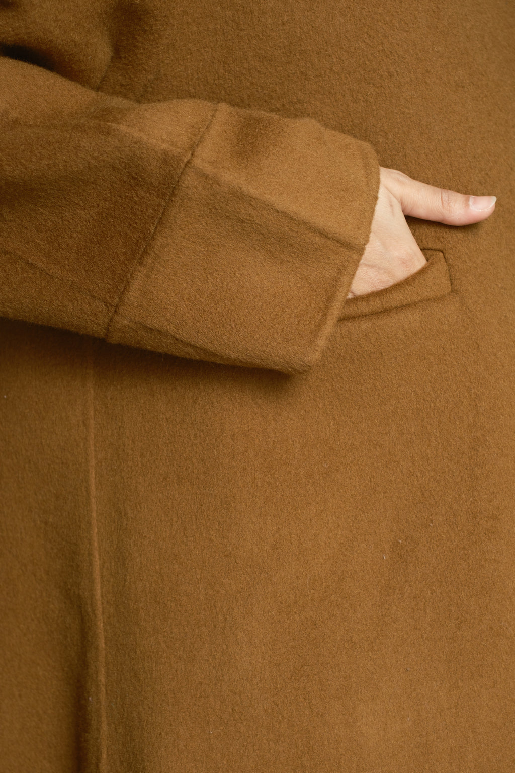 Wool Camel Overcoat