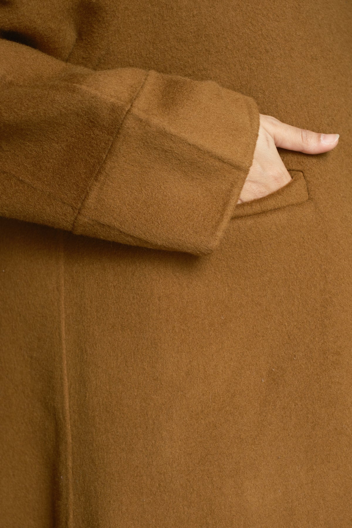 Wool Camel Overcoat
