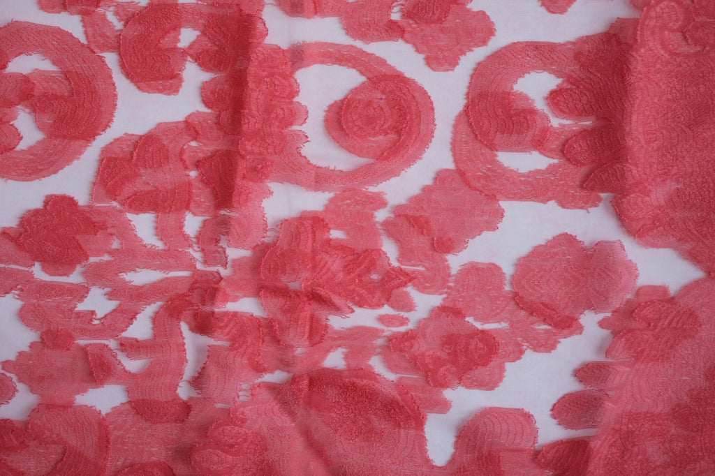 Red Sheer Scarf