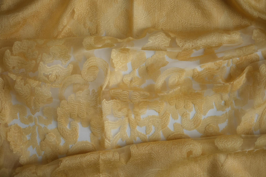 Gold Sheer Scarf