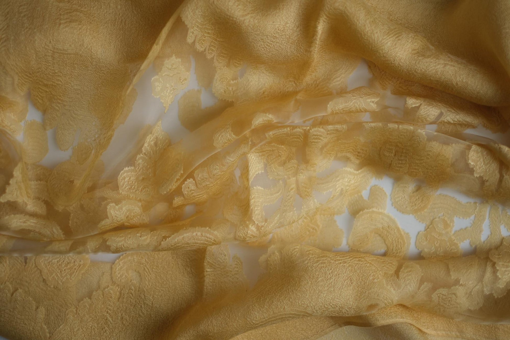 Gold Sheer Scarf