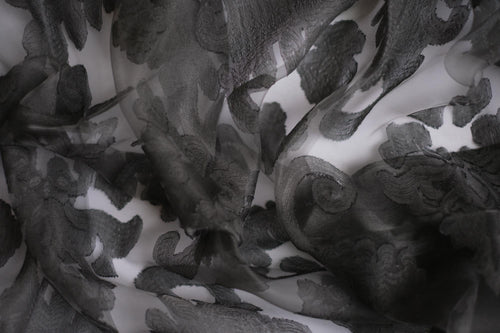 Charcoal Sheer Scarf