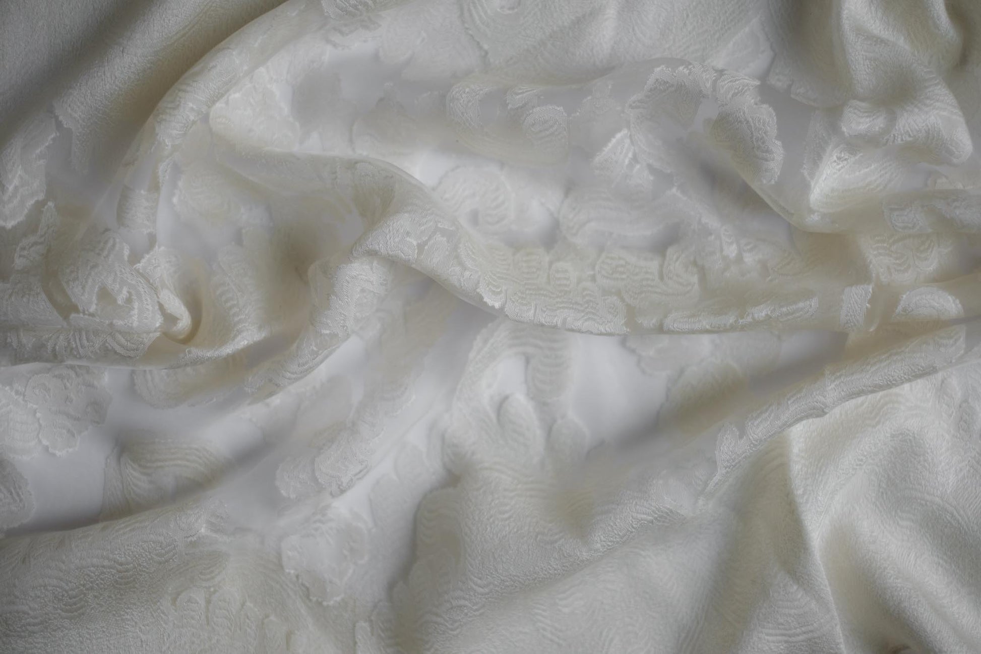 Off White Sheer Scarf