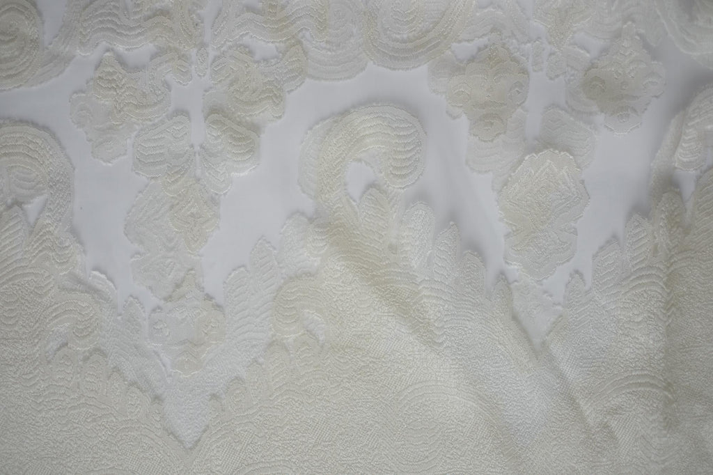Off White Sheer Scarf