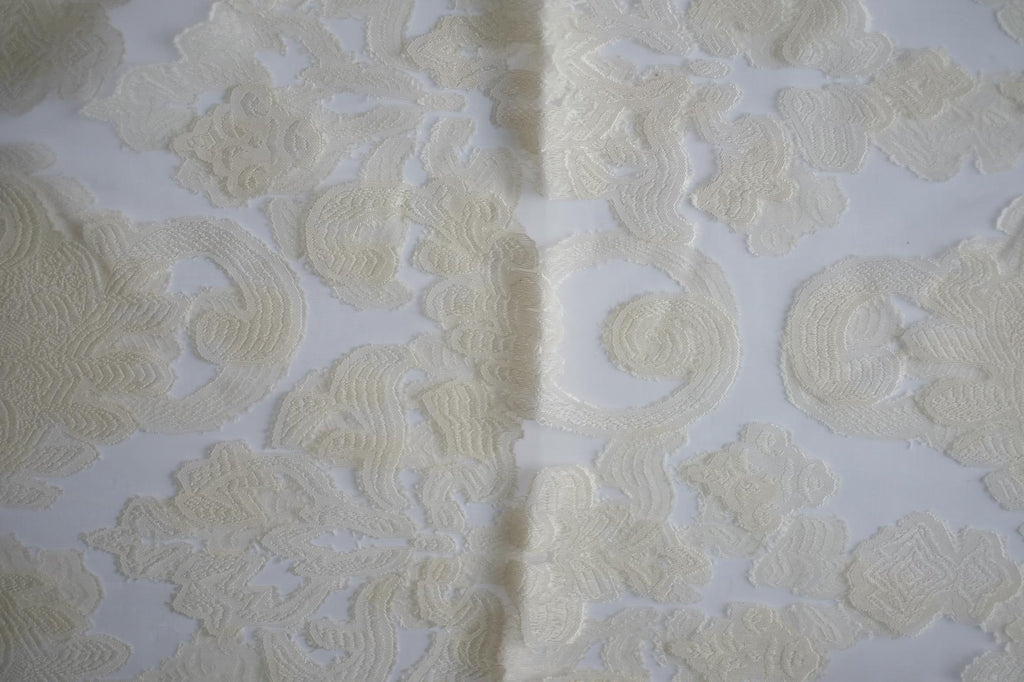 Off White Sheer Scarf