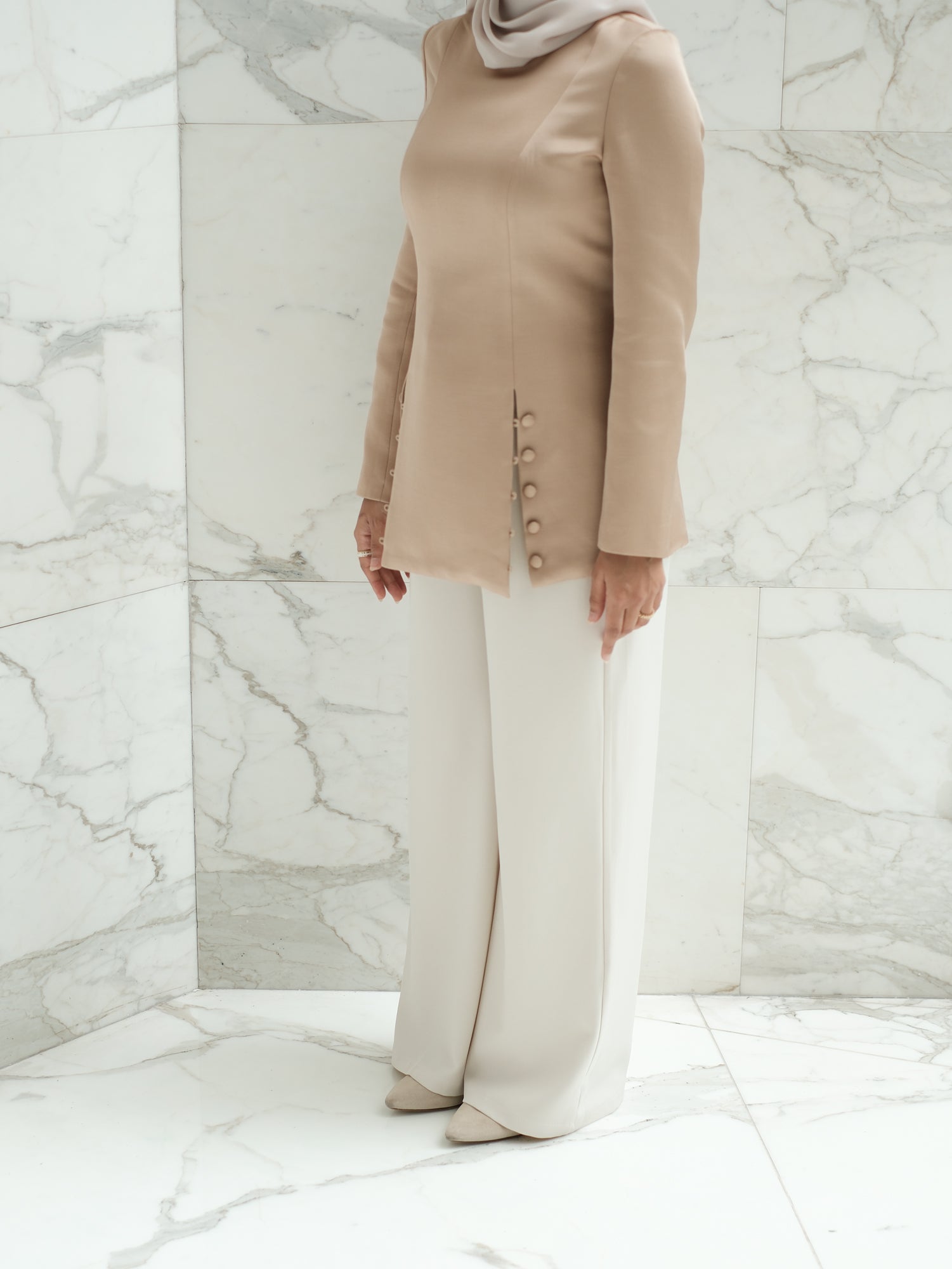 The Sculpted Top in Gold