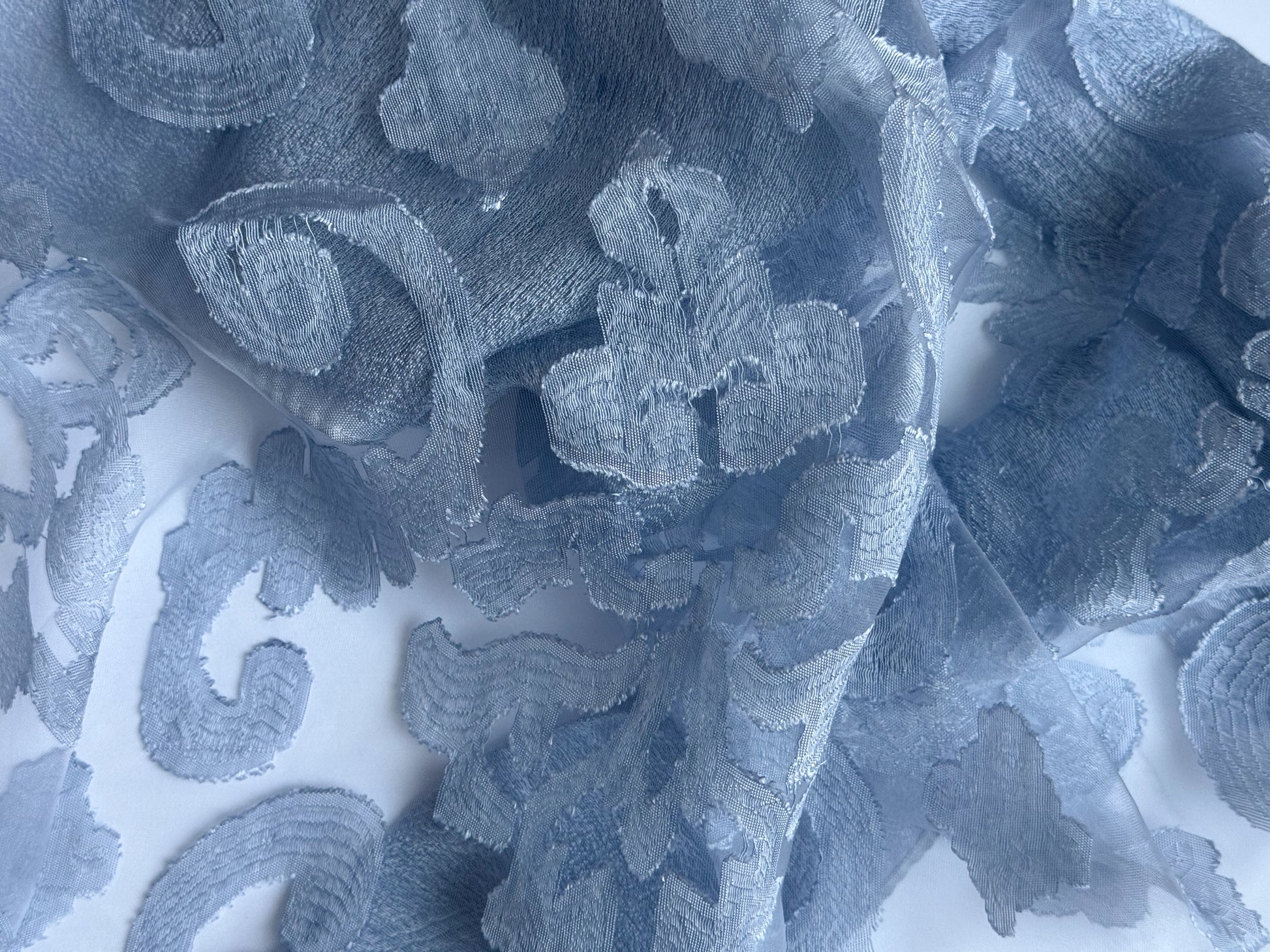 Blue Sheer Scarf