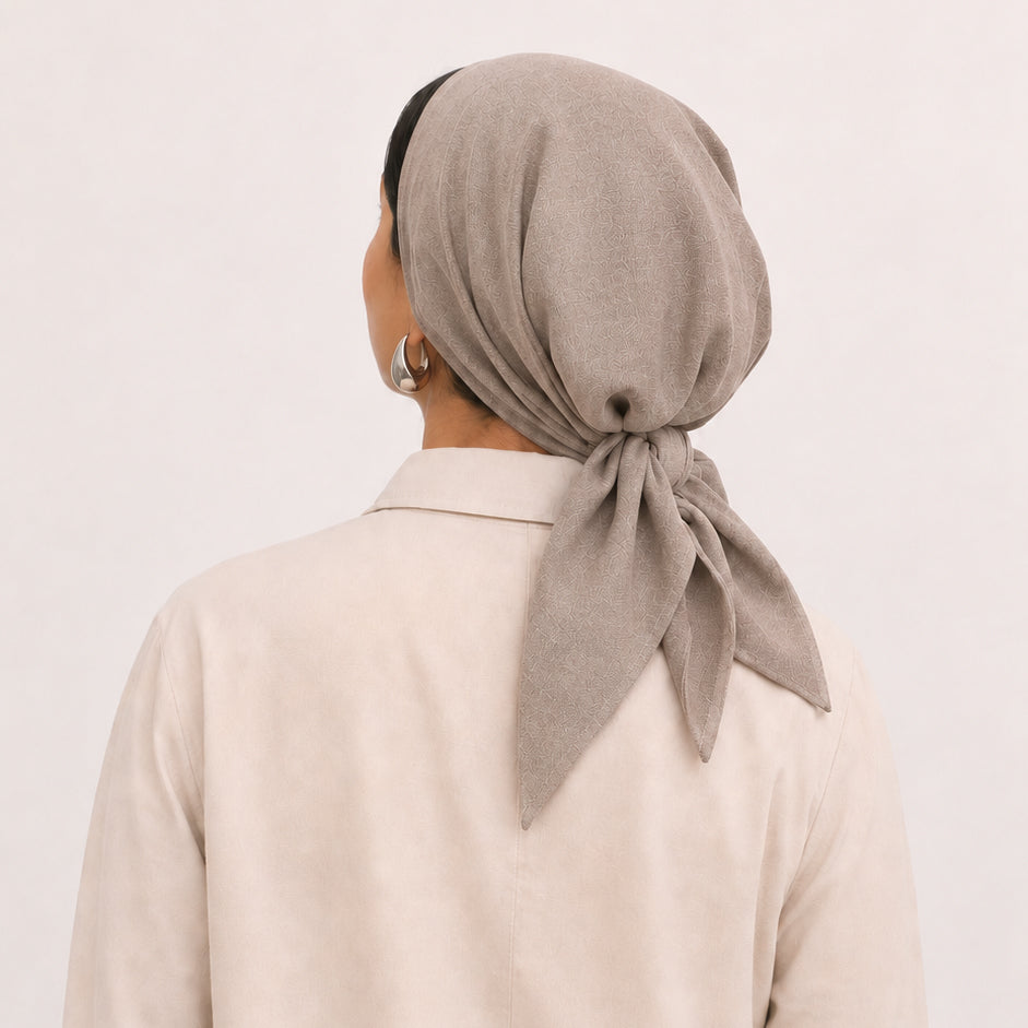 MOCHA BEIGE SCARF 75