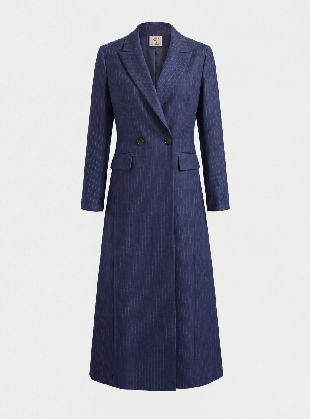 Navy Pinstripe Abaya