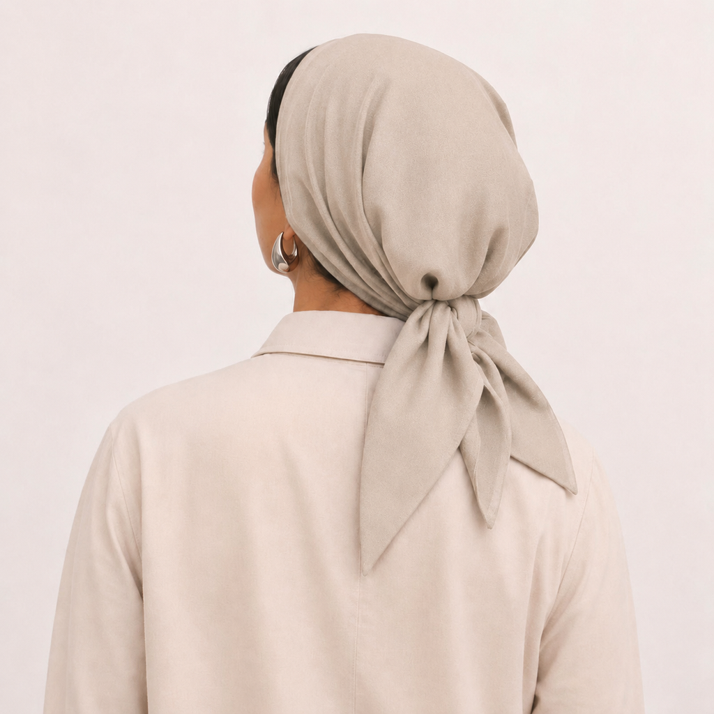 WARM BEIGE SCARF 75