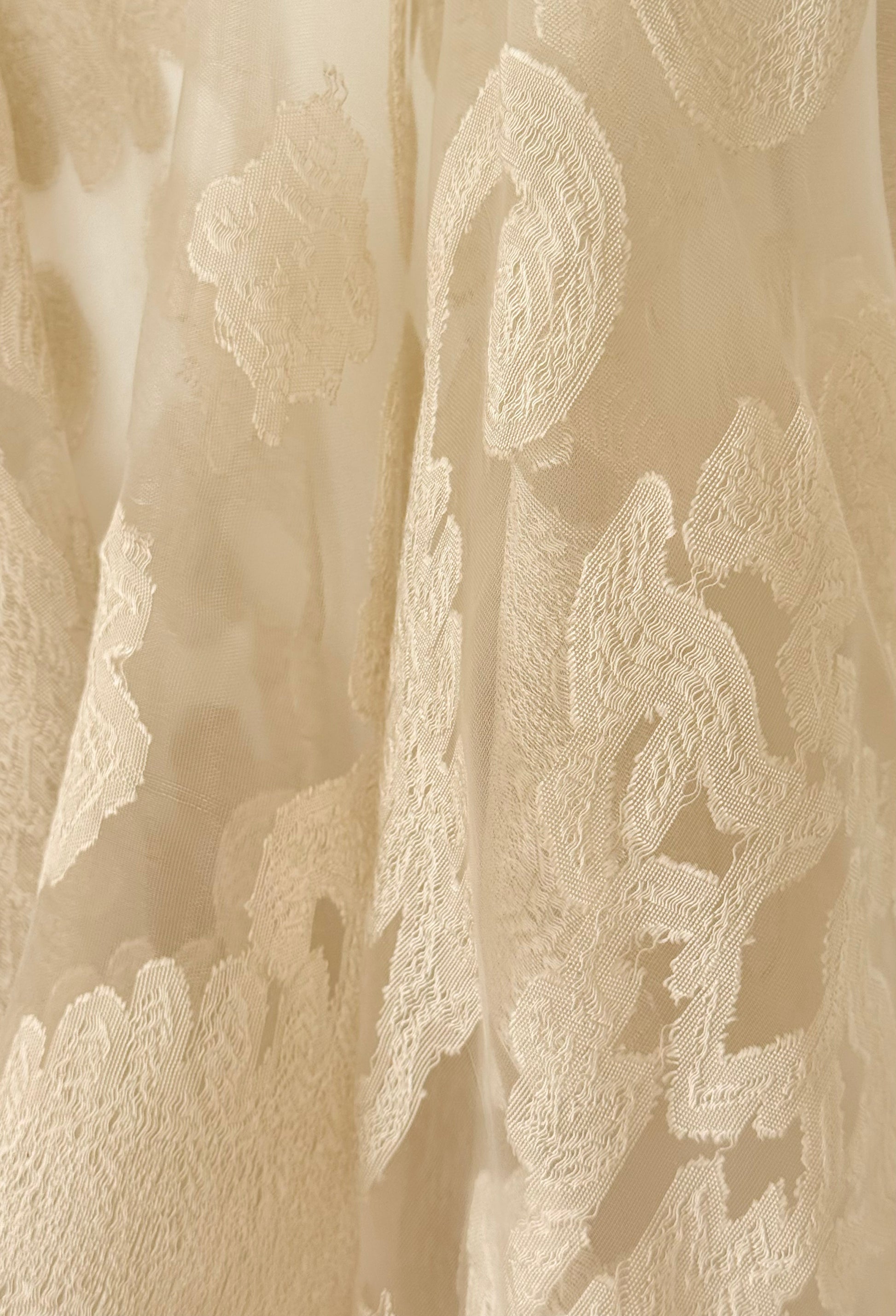 Beige Sheer Scarf