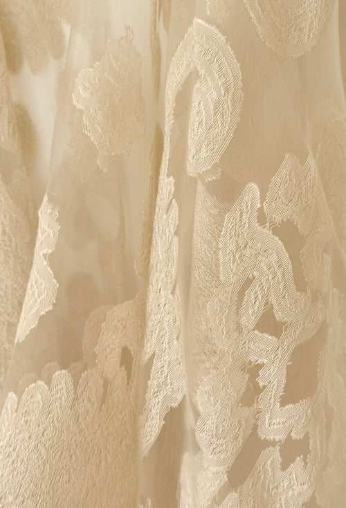 Beige Sheer Scarf