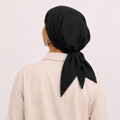 BLACK SCARF 75