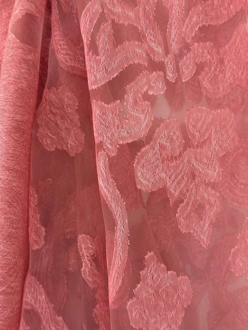 Dusty Pink Sheer Scarf