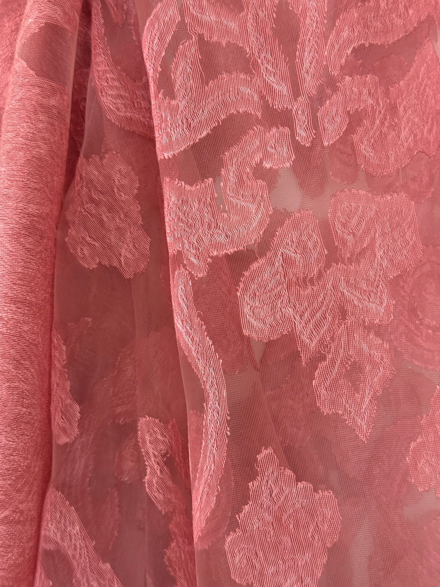 Dusty Pink Sheer Scarf